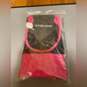 Victoria's Secret Black and Pink Women's Bag